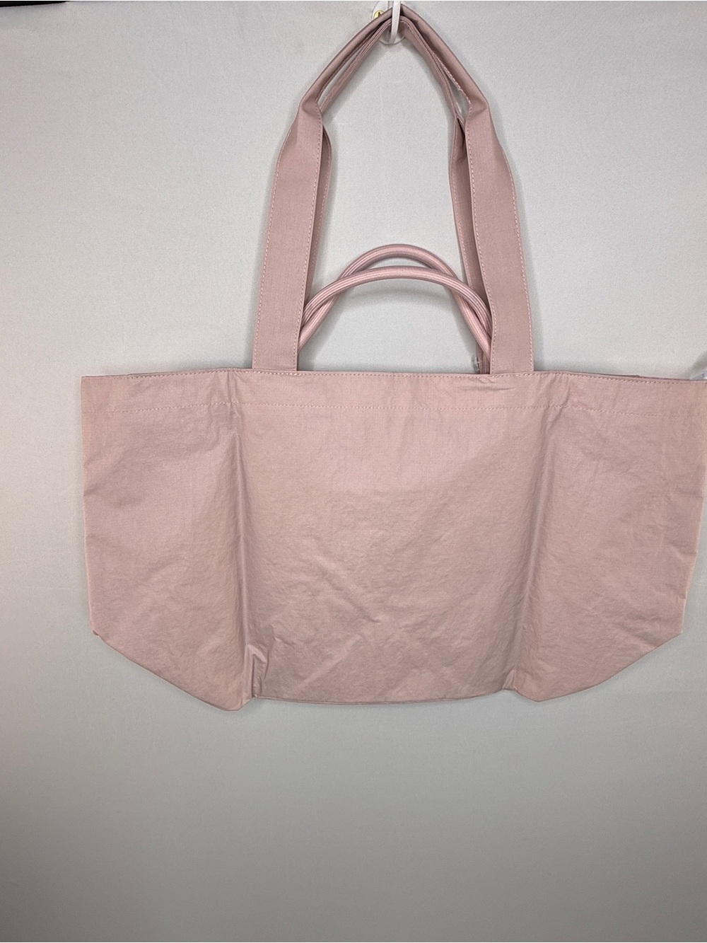 Victoria's Secret VSX Large Light Pink Logo Tote Bag Gym Travel Weekender - Picture 4 of 11
